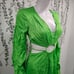 Farm Rio Lime Green Cut Out Maxi Dress Sz S