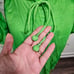 Farm Rio Lime Green Cut Out Maxi Dress Sz S