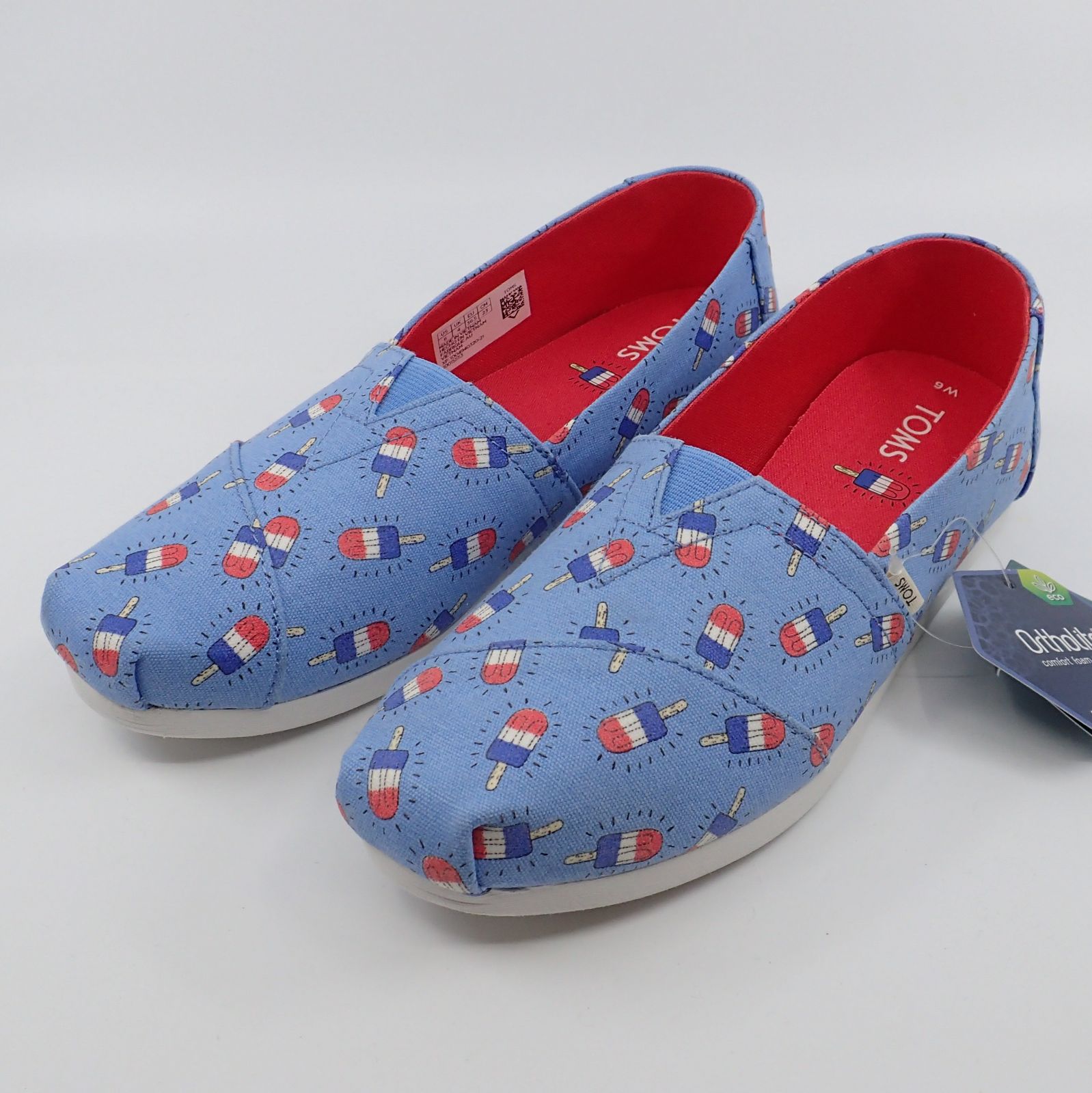 Toms Blue Popsicle Shoes 6 - NIB