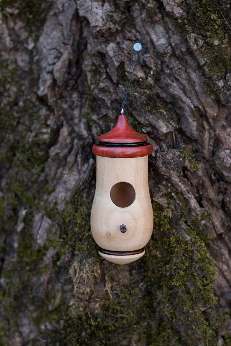 Natural Hummingbird House, Natural and Rustic,
