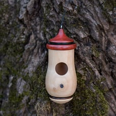 Natural Hummingbird House, Natural and Rustic,