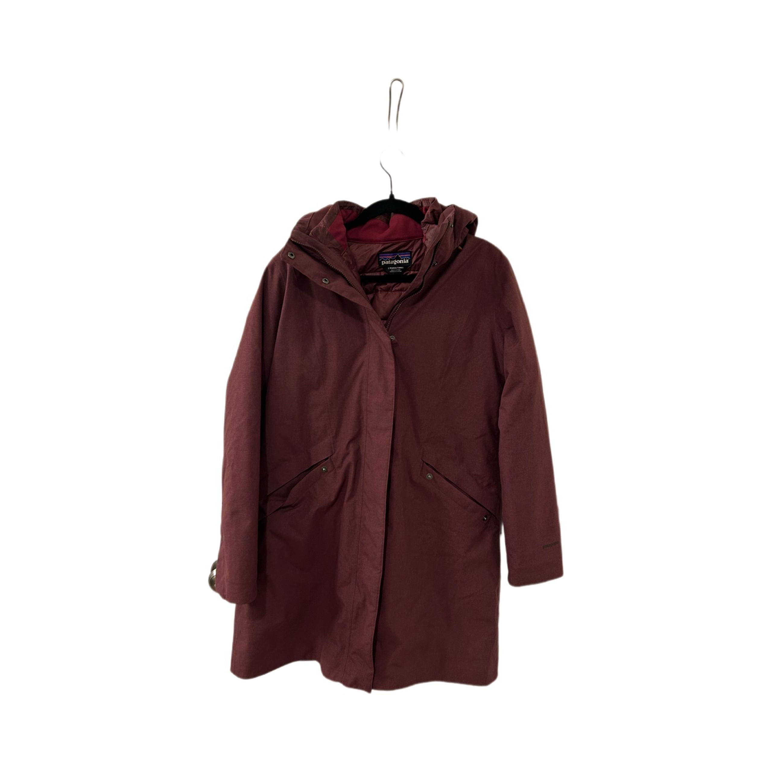 Womens Patagonia Femmes 3-in-1 Parka Insulated Maroon Size Large Mint