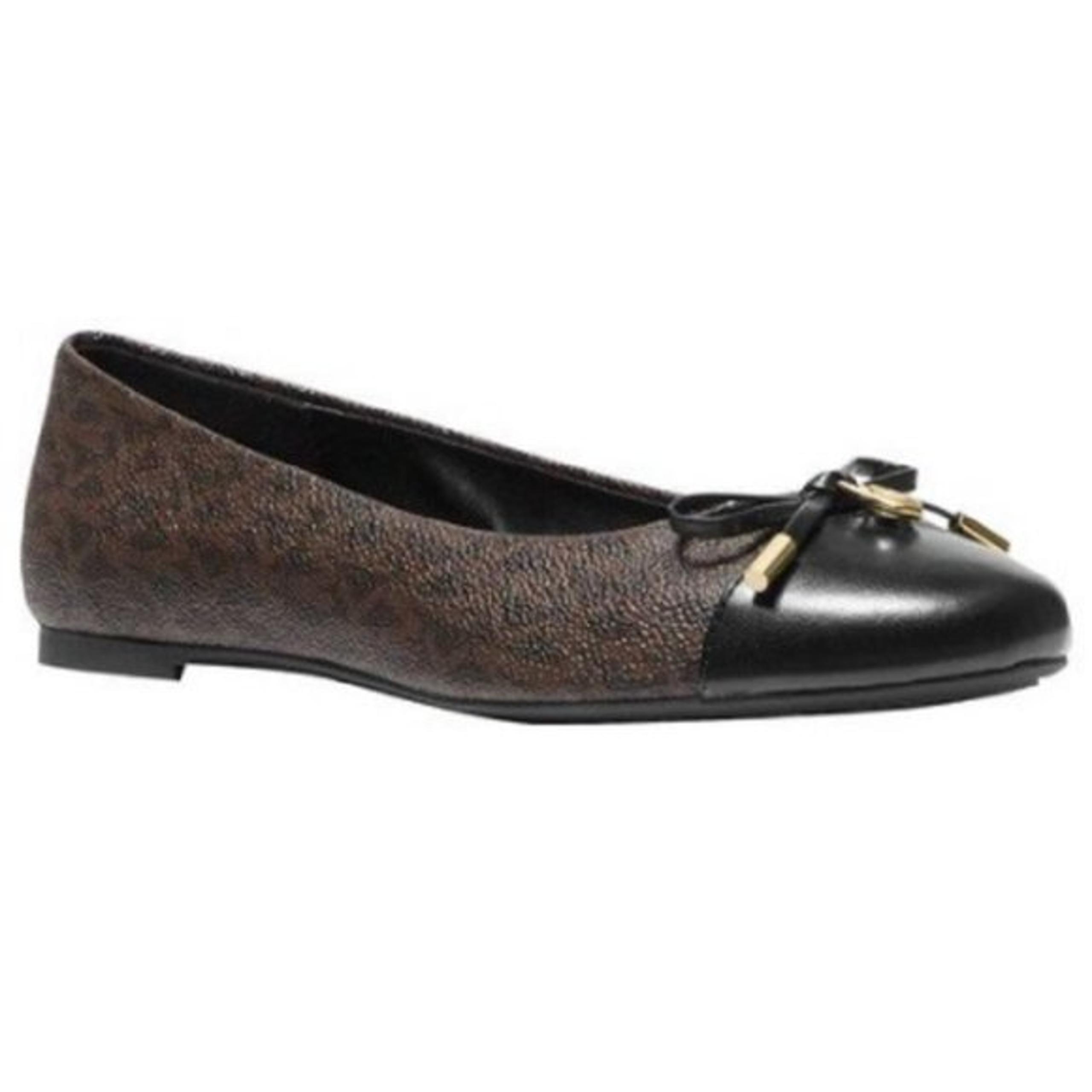 $69 NWT (9.5) Michael Michael Kors Leather Signature Flat