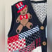Vintage 90s Sweater Loft Patriotic July 4th Teddy Bear Sweater Vest Size Medium