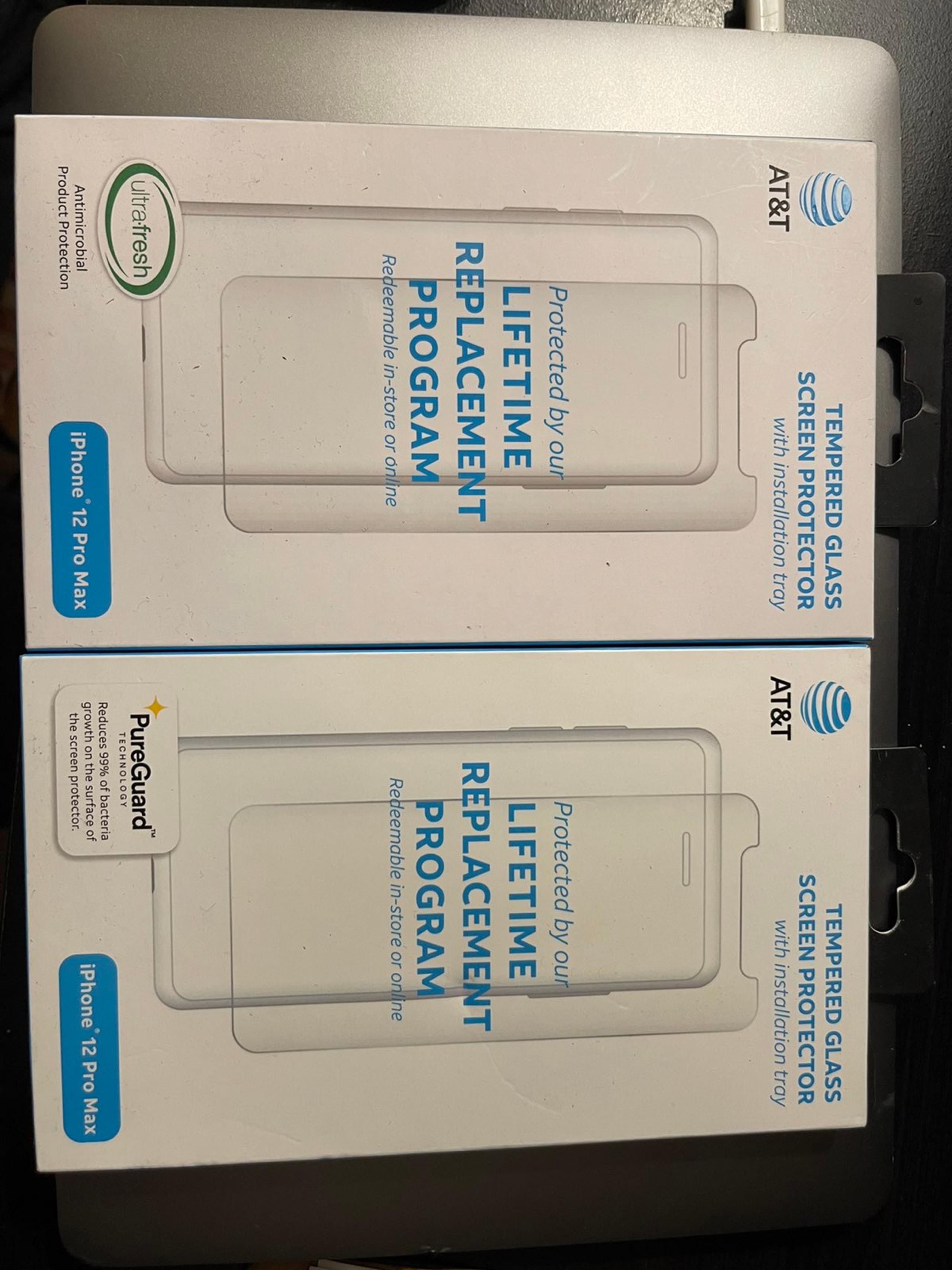 Iphone 12 pro max tempered glass screen protector lifetime warranty