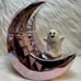 Ghost On Half Moon Jar