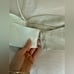 Meshki tan and white halter bandeau micro halter top XS
