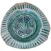 Vintage MCM Teal Blue/Green Rectangular Ceramic Ashtray 10