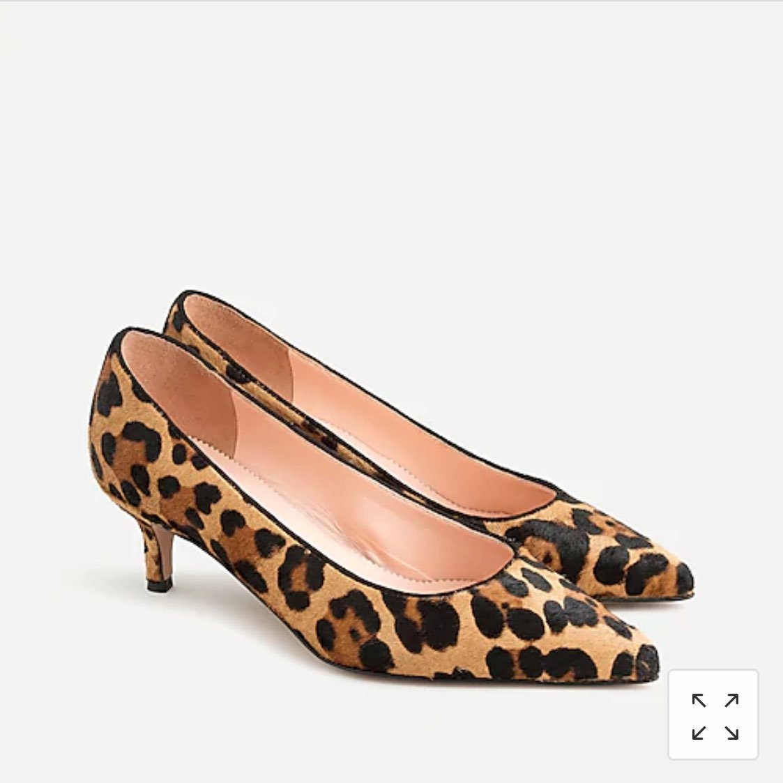 J.Crew Sophie Pumps in Leopard Calf Hair