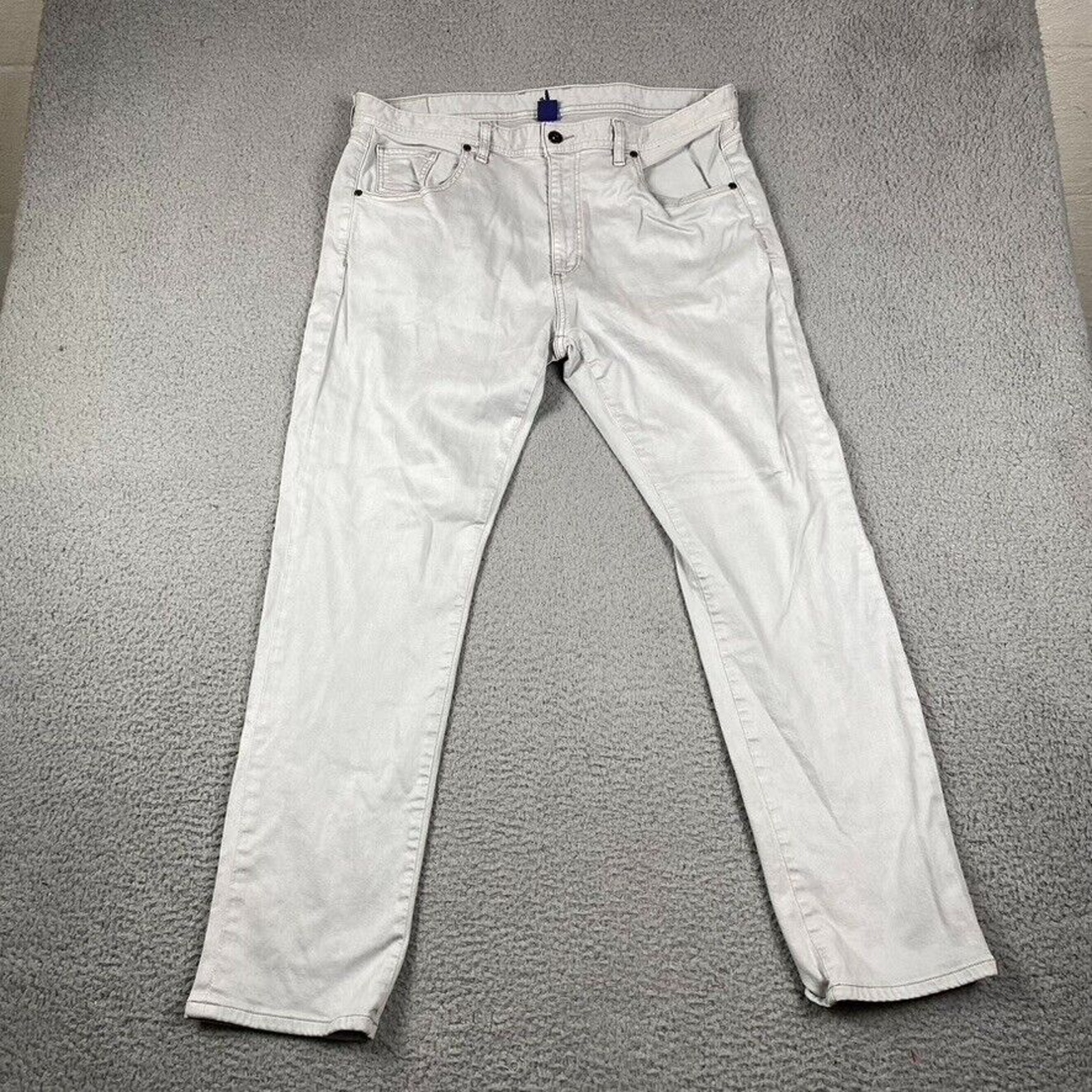 Johnnie-O Chino Pants Men's 36x30 Gray Rayon Cotton Spandex