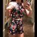 Garage shorts & halter Set
