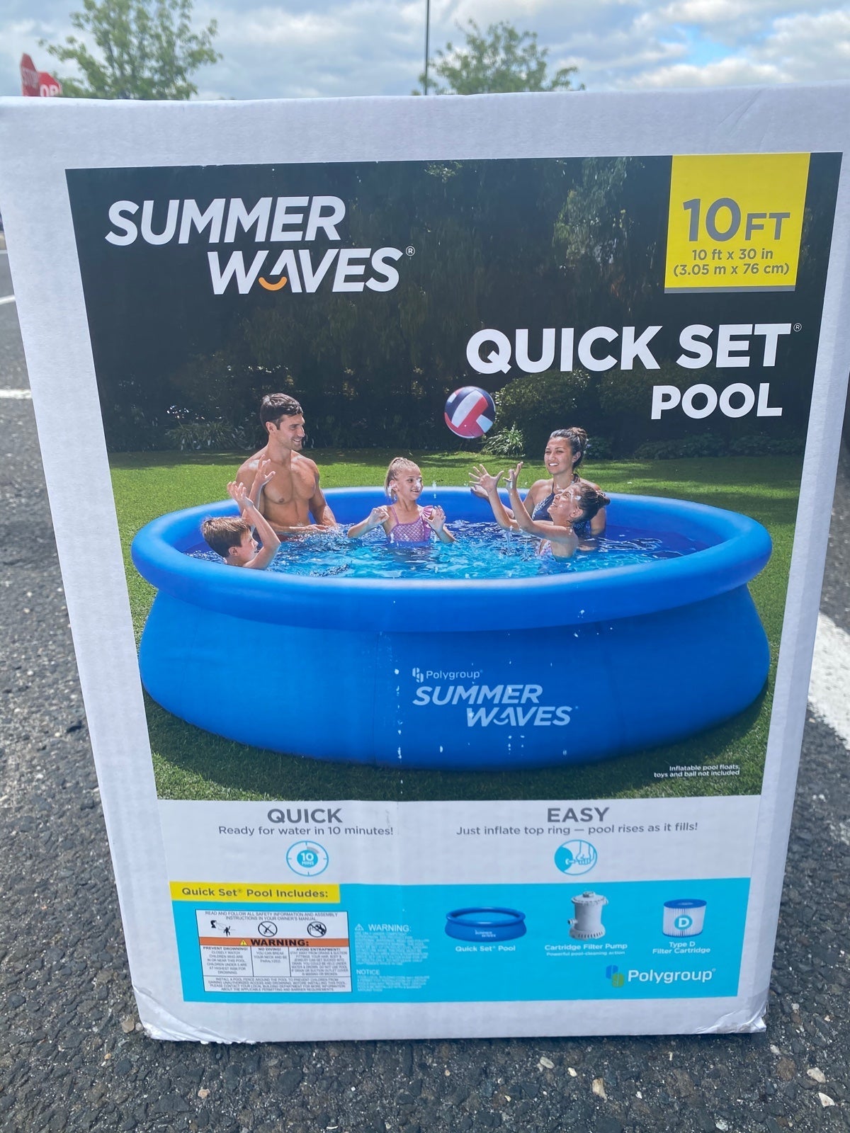 Summer Waves 10ft 30inches Quick Set
