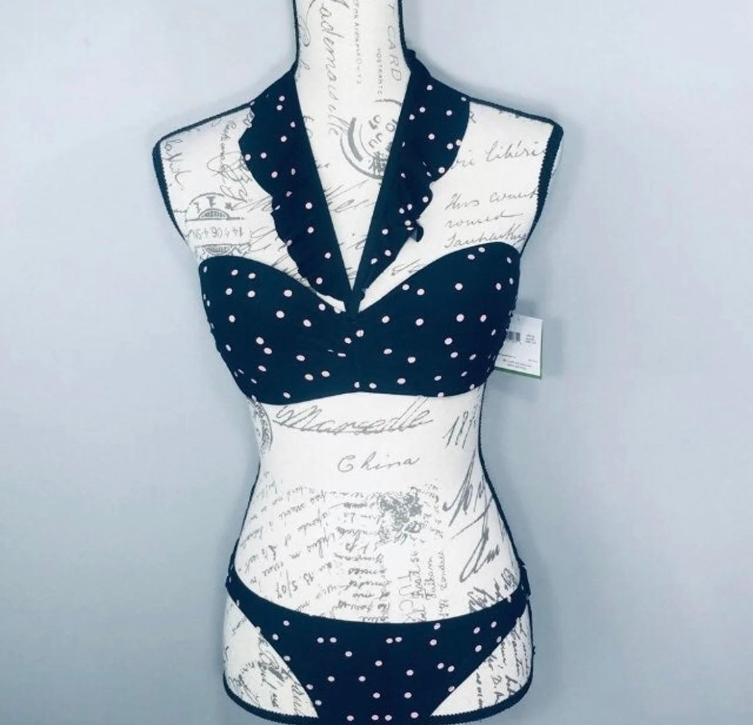 Kate Spade bikini Swimsuit Small Dots
