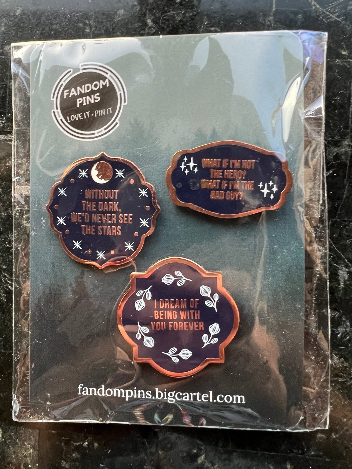 Twilight Movie Pin Set Quotes Fandom Pins