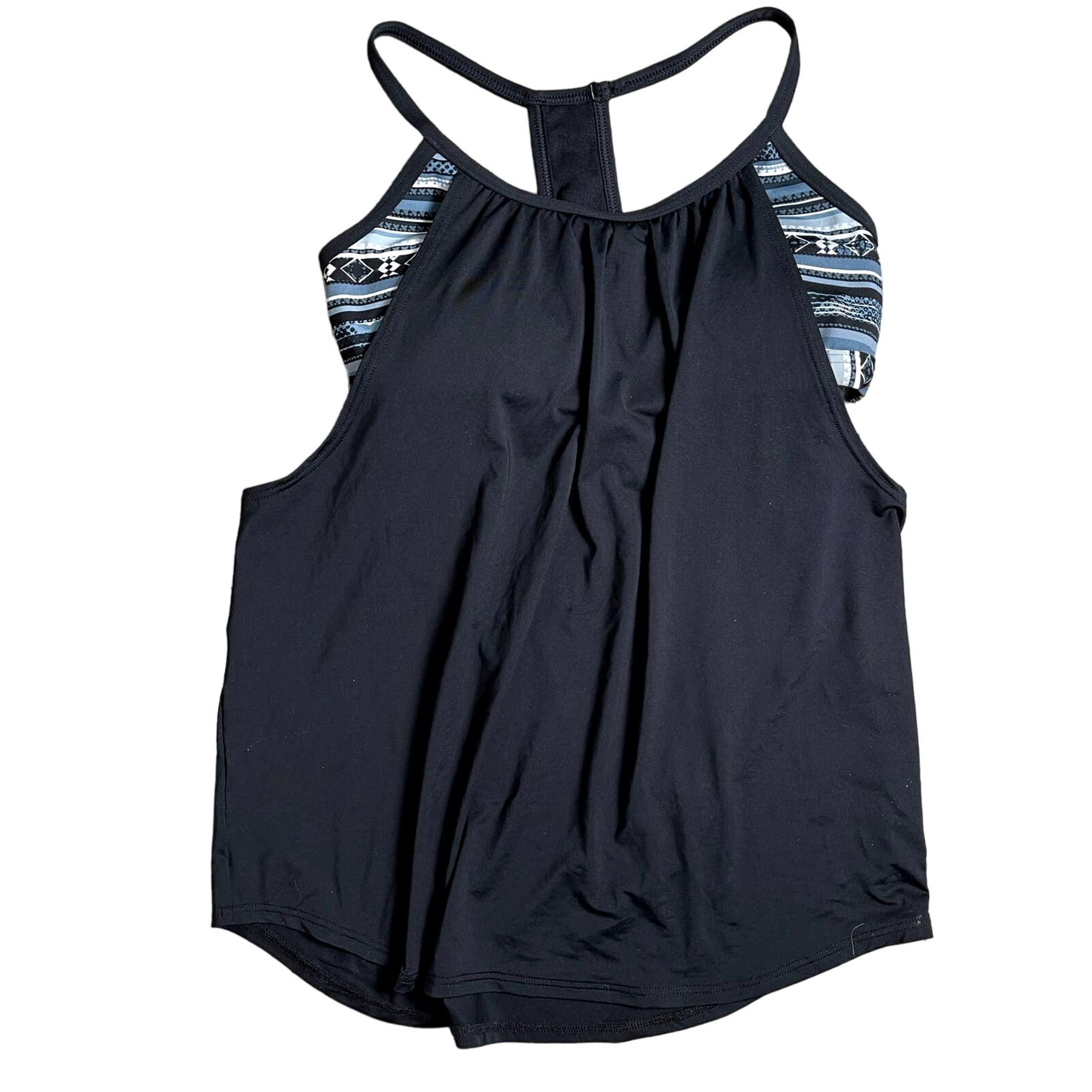 TYR Light Support Innoko Shea 2n1 Tankini Swim Top - Black -Small 4/6 - SAMPLE