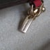 Coach Small Pet Collar (Black/Red Apple)