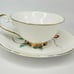 Bone China Floral Design Tea Cup & Sauce
