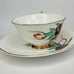 Bone China Floral Design Tea Cup & Sauce