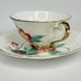 Bone China Floral Design Tea Cup & Sauce