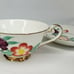 Bone China Floral Design Tea Cup & Sauce
