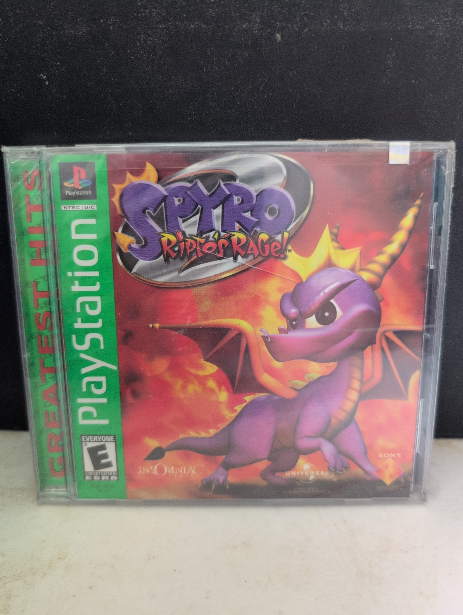 Spyro 2 Ripto's Rage Greatest Hits For Playstation 1 PS1 Video Game