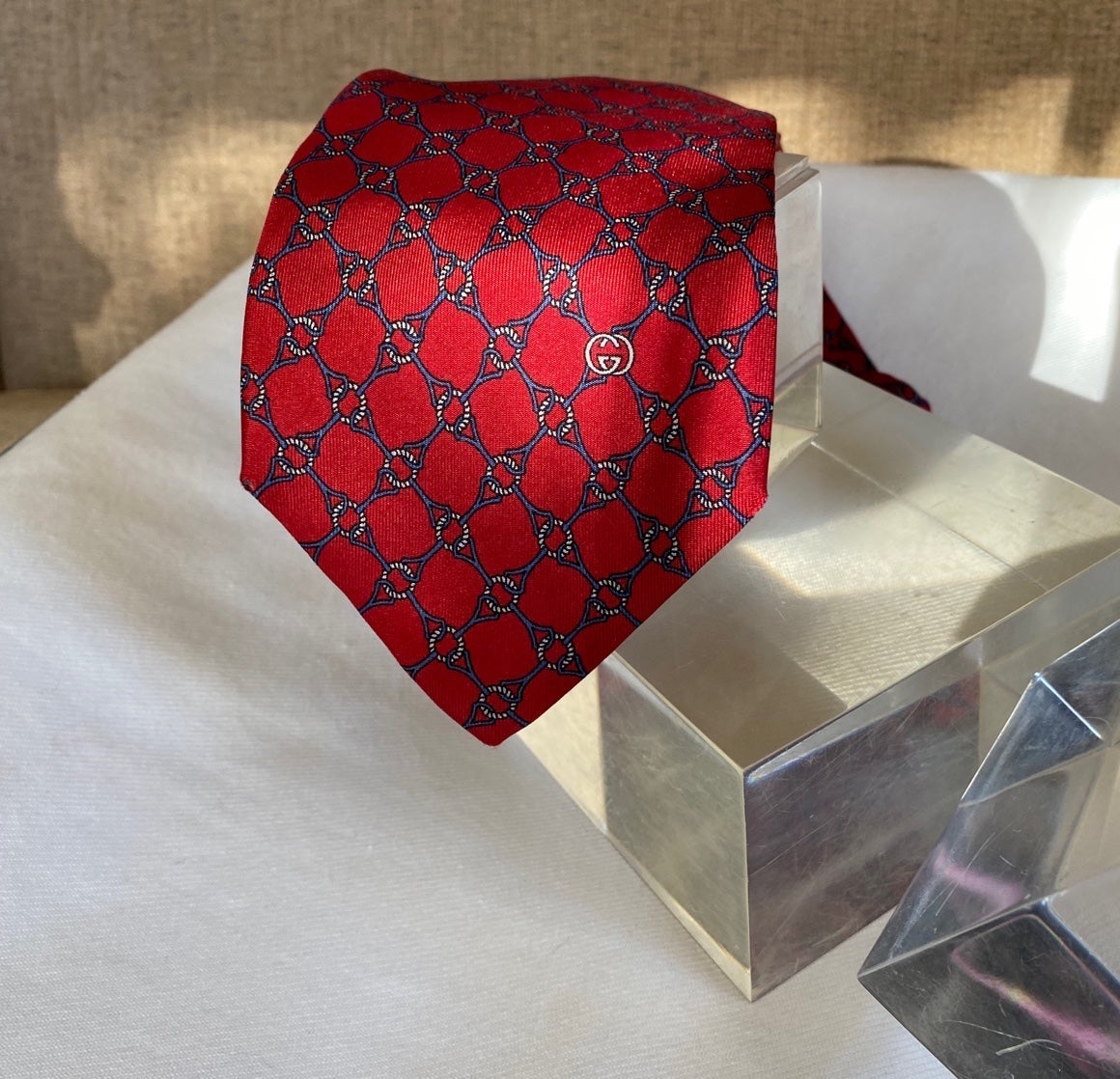 Gucci 100% Silk Neck Tie Made in ITALY