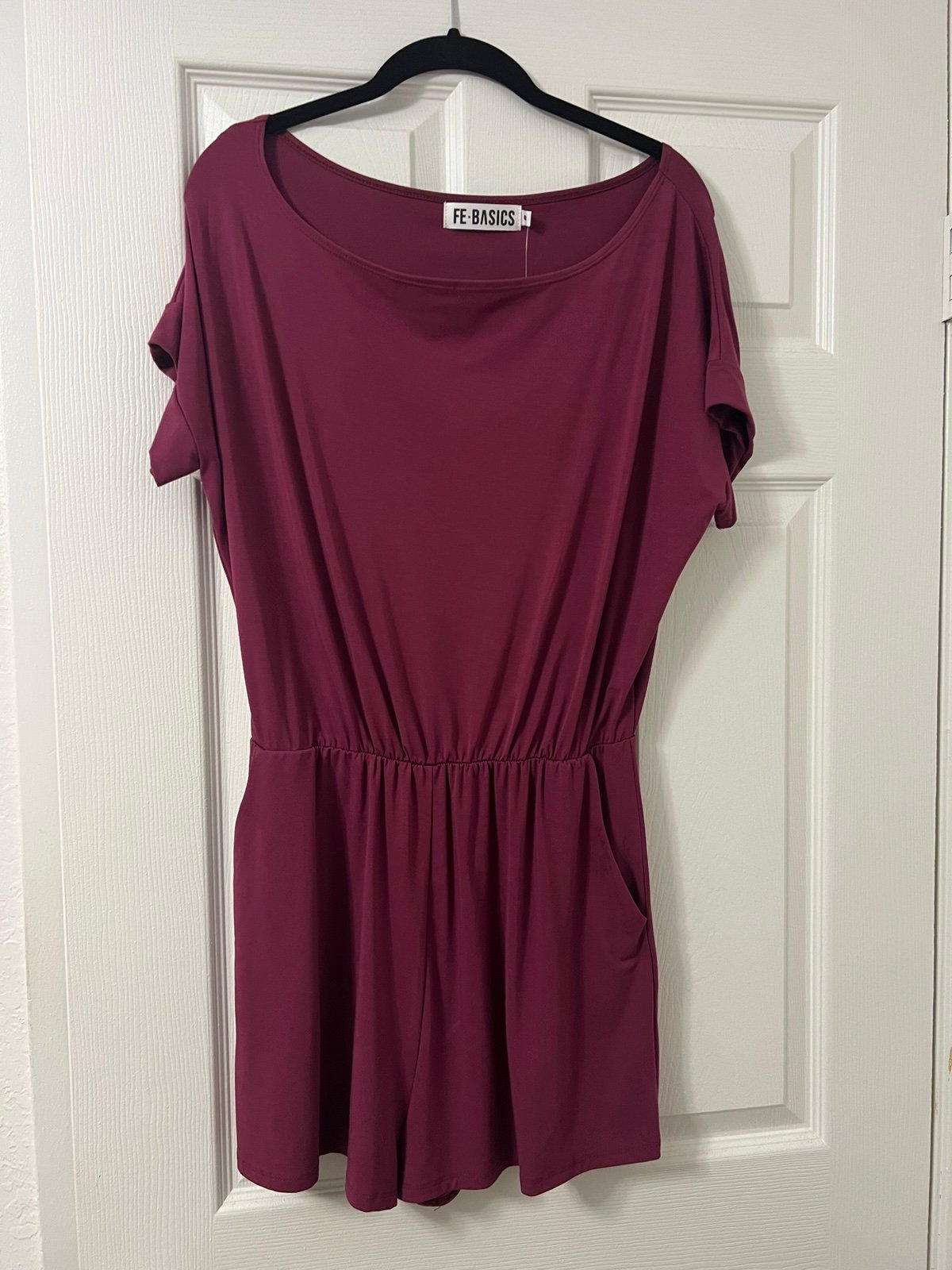 Fighting Fighting Eel Romper Momo in Plum Small NWT