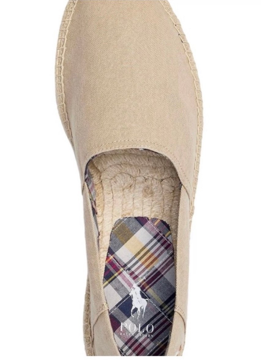 Polo Ralph Lauren's Cevio Washed Canvas Espadrille All Sizes