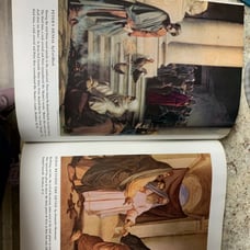 Antique Color Illustrations 1976 Bible