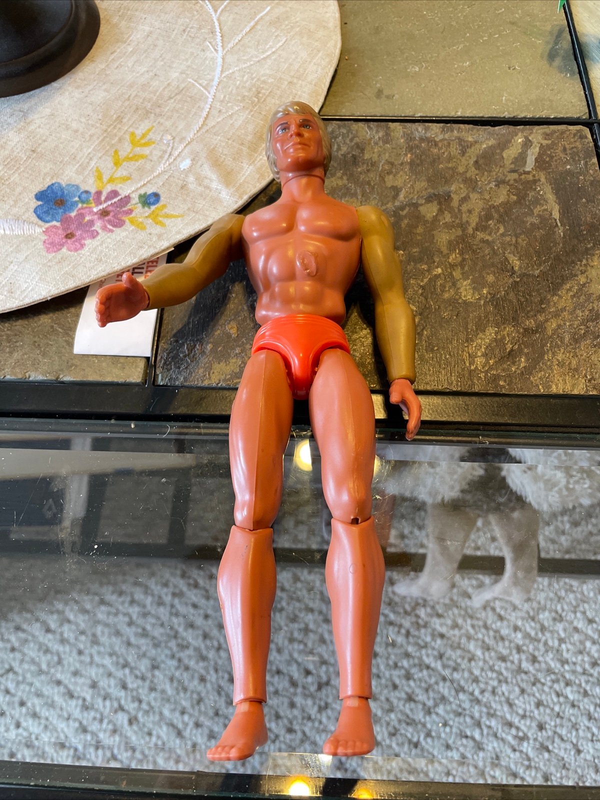 Vintage 1971 Mattel Big Jim Action Figure Working Karate