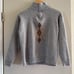 VTG 100% Lambswool Argyle Preppy Academia 1/4 Zip Sweater Sz Medium
