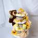 Honey Teddy Bear Diaper Cake, Bee Baby Shower
