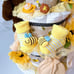 Honey Teddy Bear Diaper Cake, Bee Baby Shower