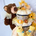 Honey Teddy Bear Diaper Cake, Bee Baby Shower