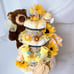 Honey Teddy Bear Diaper Cake, Bee Baby Shower