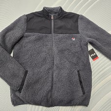 Fila Men's Full Zip Sherpa Fleece Jacket in Medium