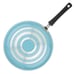 20 Pc Easy Clean Aluminum Nonstick Cookware Pots and Pans Set, Aqua