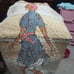 Latch hook rug tapestry