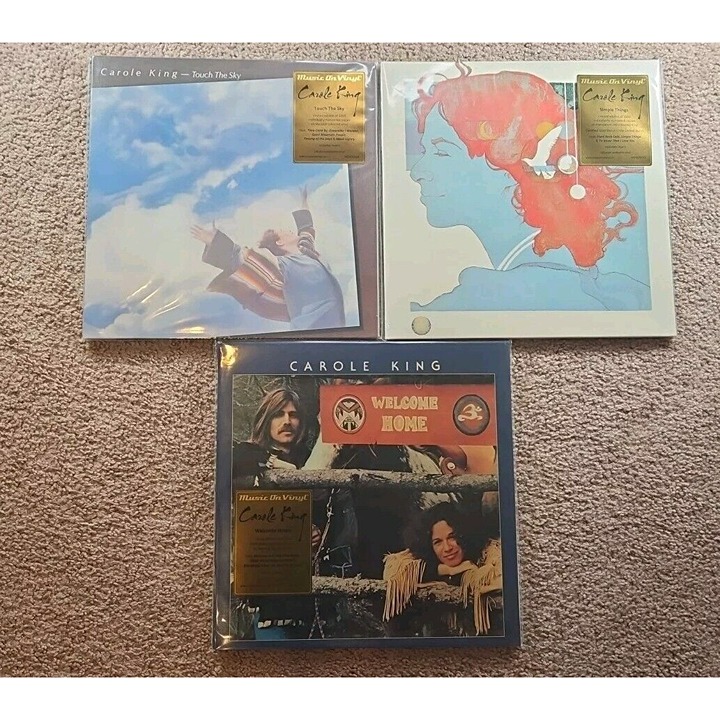 Lot of 3 Carole King Records: Touch the Sky, Simple Things, Welcome Home (Ltd.)
