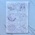 VTG Lisa Frank Color-Your-Own sticker sheets set of 6
