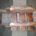VINTAGE WOODEN FOLDING BUCKET CHAIR HUNTING FISHING