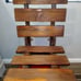 VINTAGE WOODEN FOLDING BUCKET CHAIR HUNTING FISHING