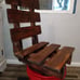 VINTAGE WOODEN FOLDING BUCKET CHAIR HUNTING FISHING