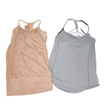 Lululemon No Limits Tank + Lighten Up Tank Bundle, Size 4