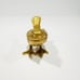Vintage Florenza Gold Tone Bejeweled Eyes Bird Pill Trinket Box