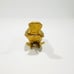 Vintage Florenza Gold Tone Bejeweled Eyes Bird Pill Trinket Box