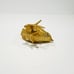 Vintage Florenza Gold Tone Bejeweled Eyes Bird Pill Trinket Box