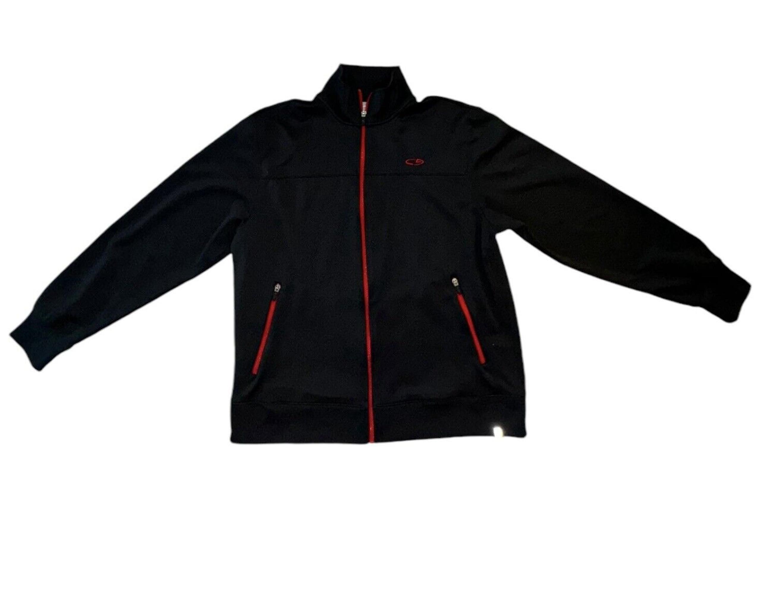 C9 By Champion Jacket Mens Size Large Black Red Track Zip Front