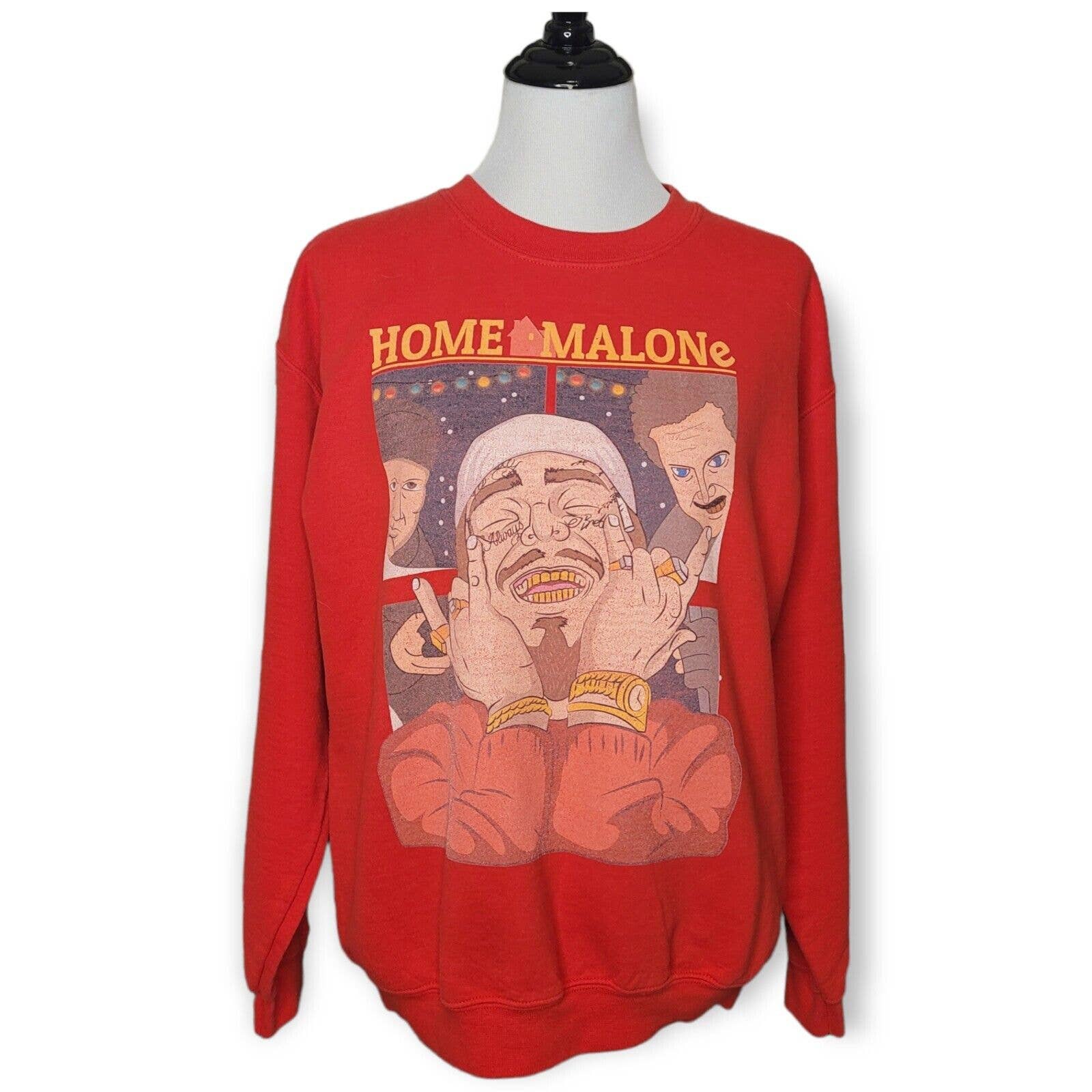 Post Malone Home Alone parody Ugly christmas Sweater Funny party Sweatshirt