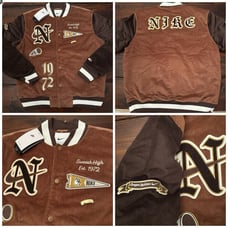 Nike Sportswear Corduroy Bomber Varsity Letterman Jacket